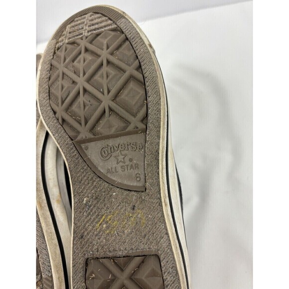 Converse All-Stars Black Multicolor Shimmer Womens 8 Low Top Lace Up Metallic - Picture 6 of 11